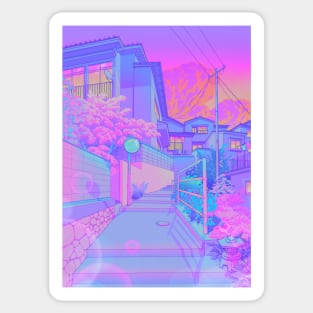 Sunset Walk Sticker